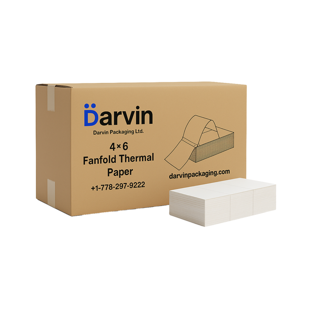 Darvin Packaging Ltd Adhesive Thermal Paper Roll